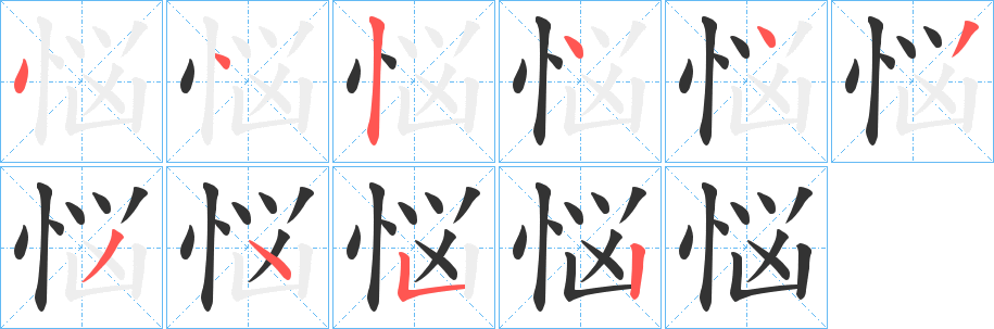 悩